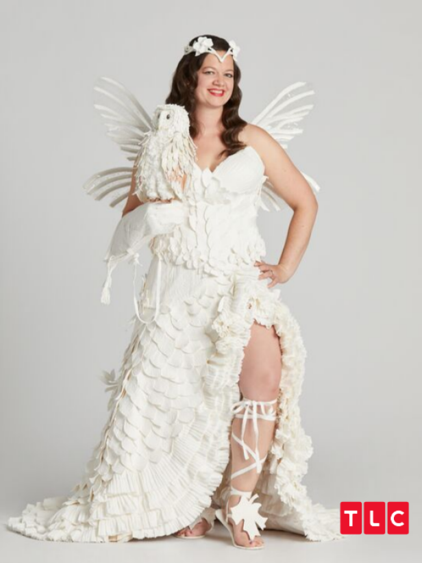 wedding dress toilet